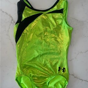 Gymnastics Under Armour Green Leotard